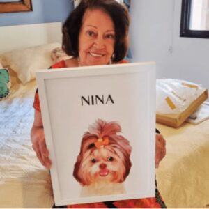 25x25 - PERSONAPET - DIMENSAO - QUADRO- PET-PERSONALIZADO-PRESENTE